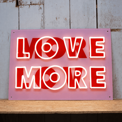 Love More LED Neon Sign - Shineneon
