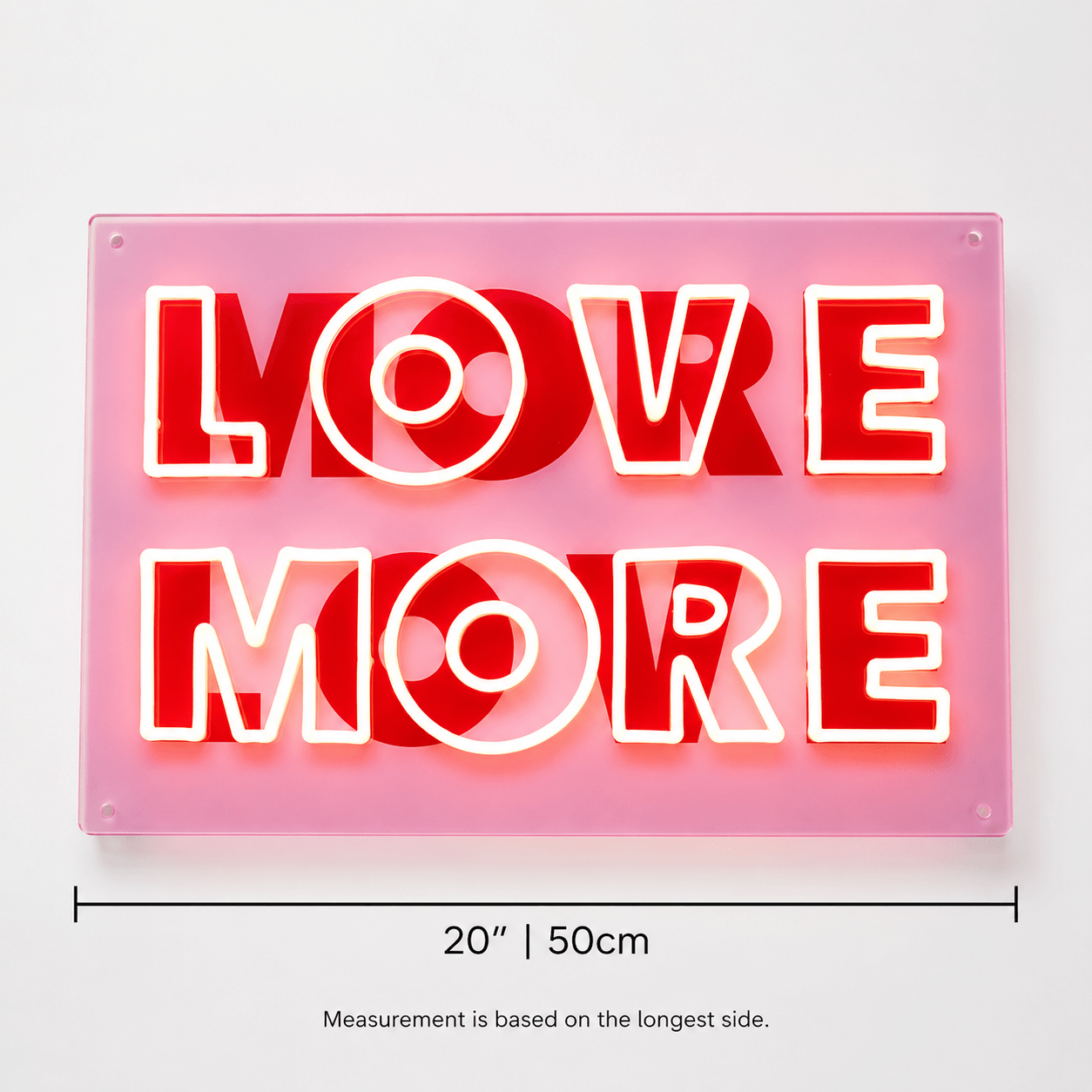 Love More LED Neon Sign - Shineneon