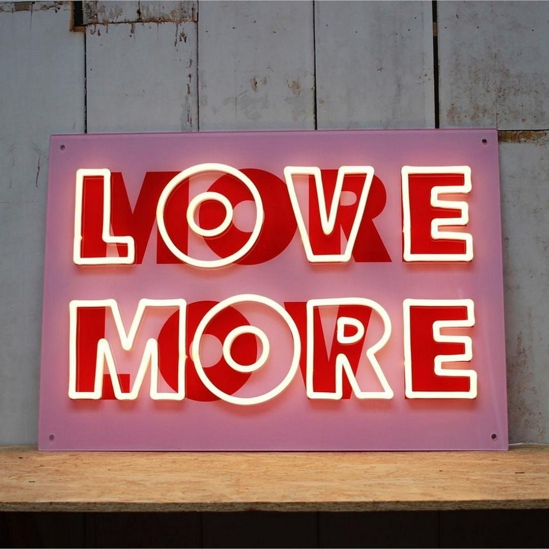 Love More Led Sign Business Neon Sign