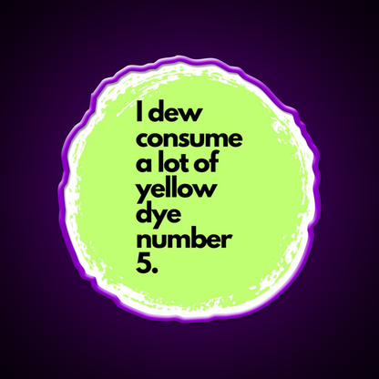 Love Mountain Dew Fast Food Led Neon Sign For Burger Place Rgb Color