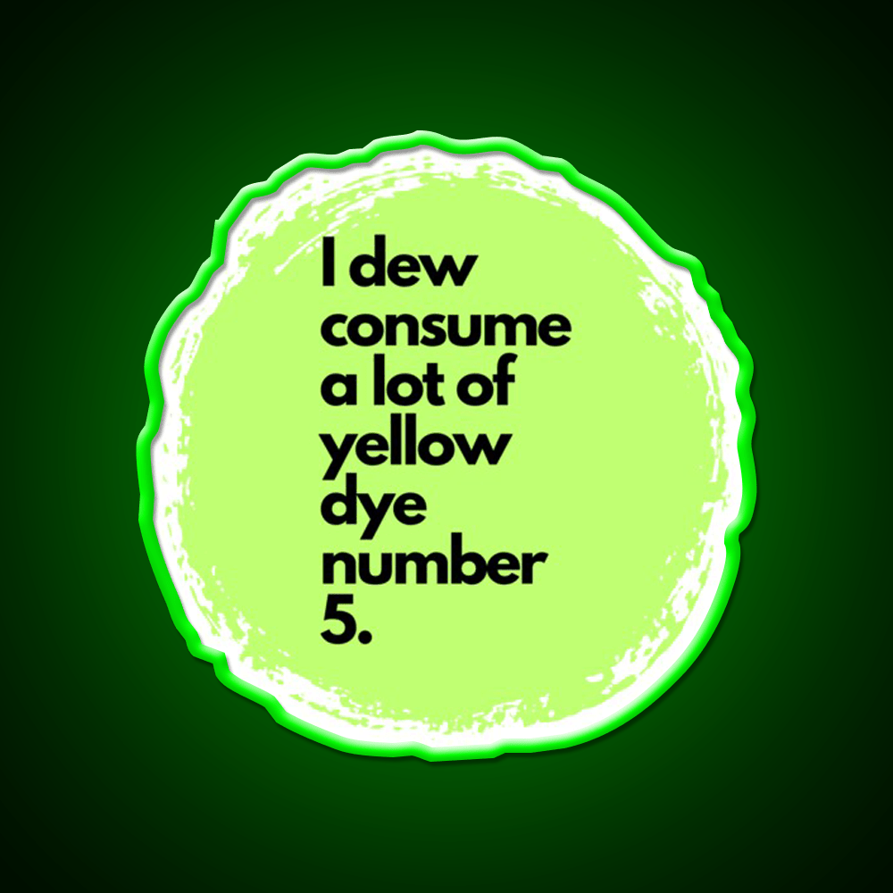 Love Mountain Dew Fast Food Led Neon Sign For Burger Place Rgb Color - Shineneon