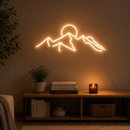 Love Mountain Script Bedroom LED Neon Sign main product image