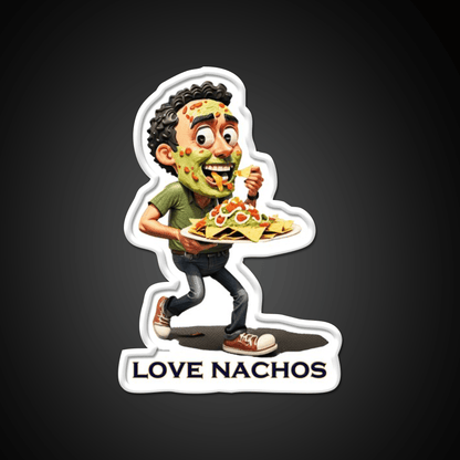 Love Nachos Fast Food Led Neon Sign For Burger Place Rgb Color - Shineneon