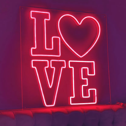 Love Neon Sign Radiate Affection And Warmth In Style | Shineneon