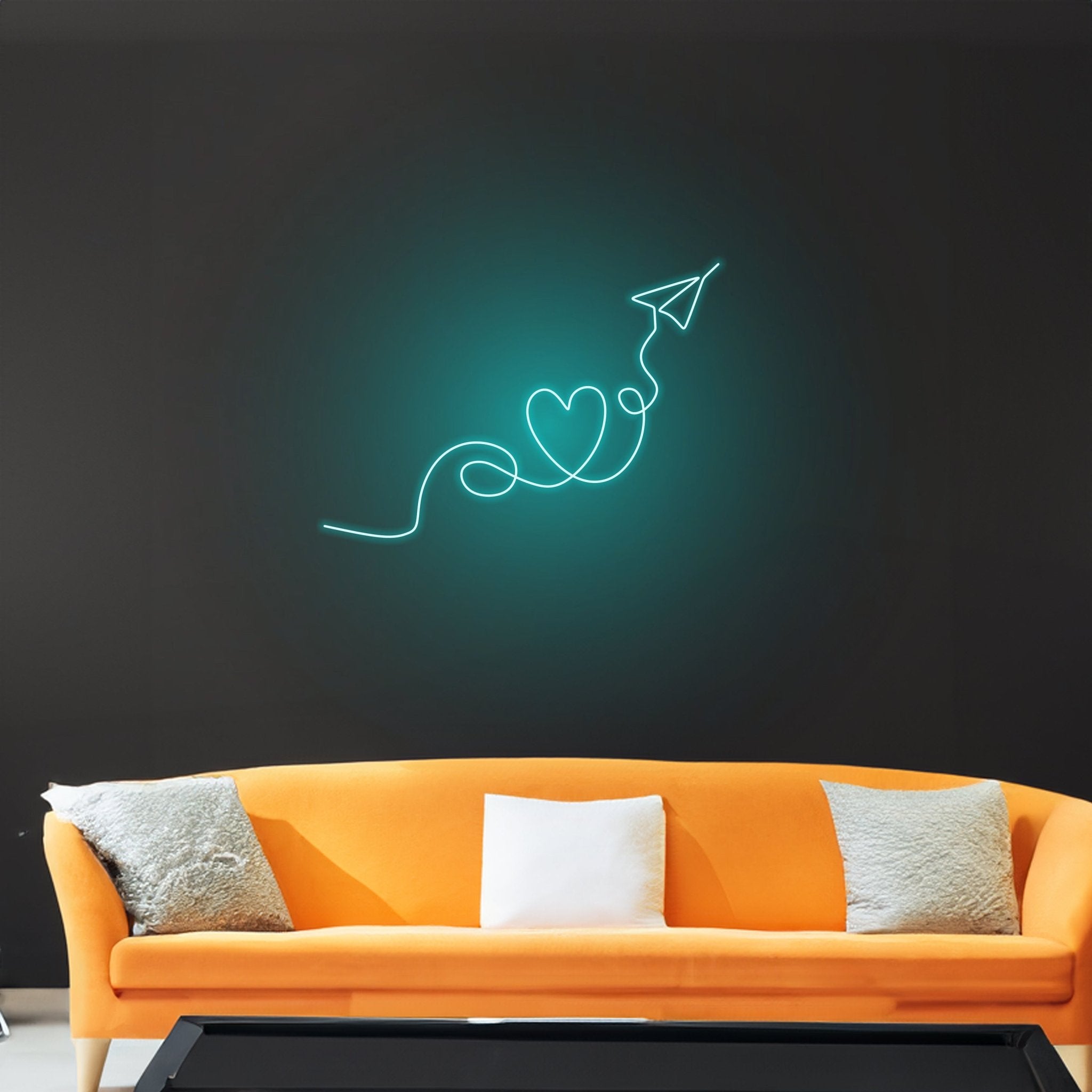 Love Paper Airplane Neon Sign - Shineneon