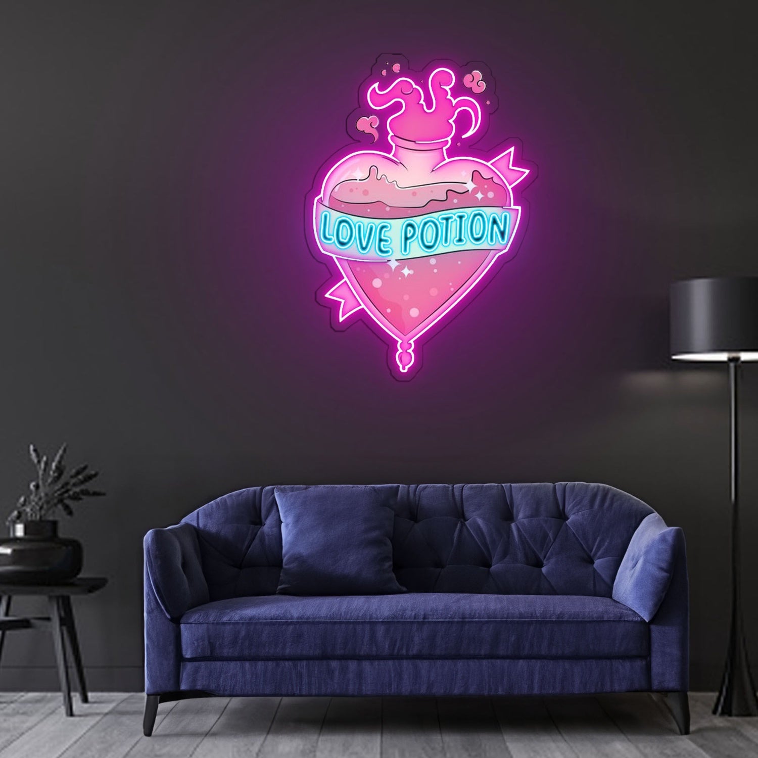 Love Potion Neon Sign X Acrylic Artwork | Shineneon