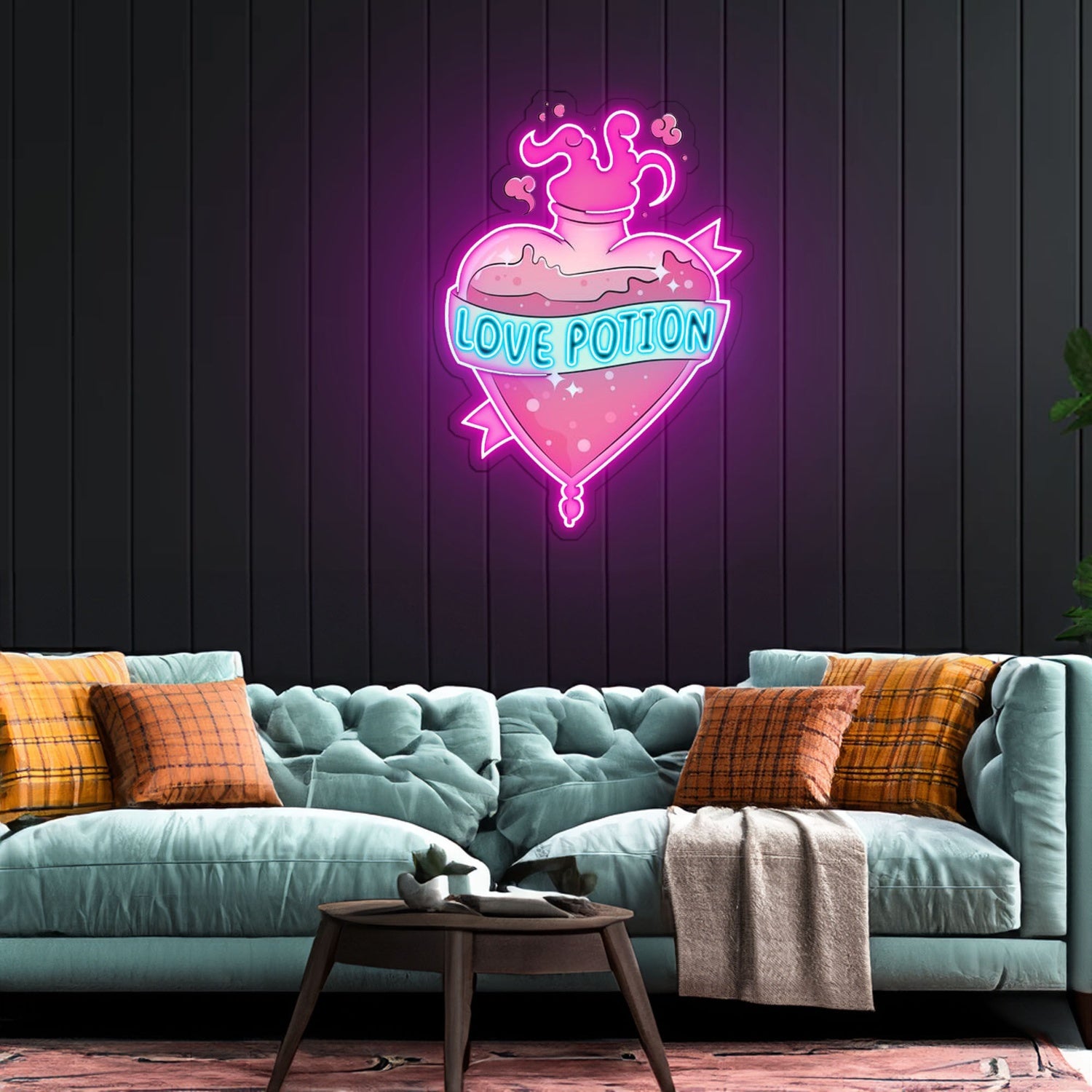 Love Potion Neon Sign X Acrylic Artwork | Shineneon
