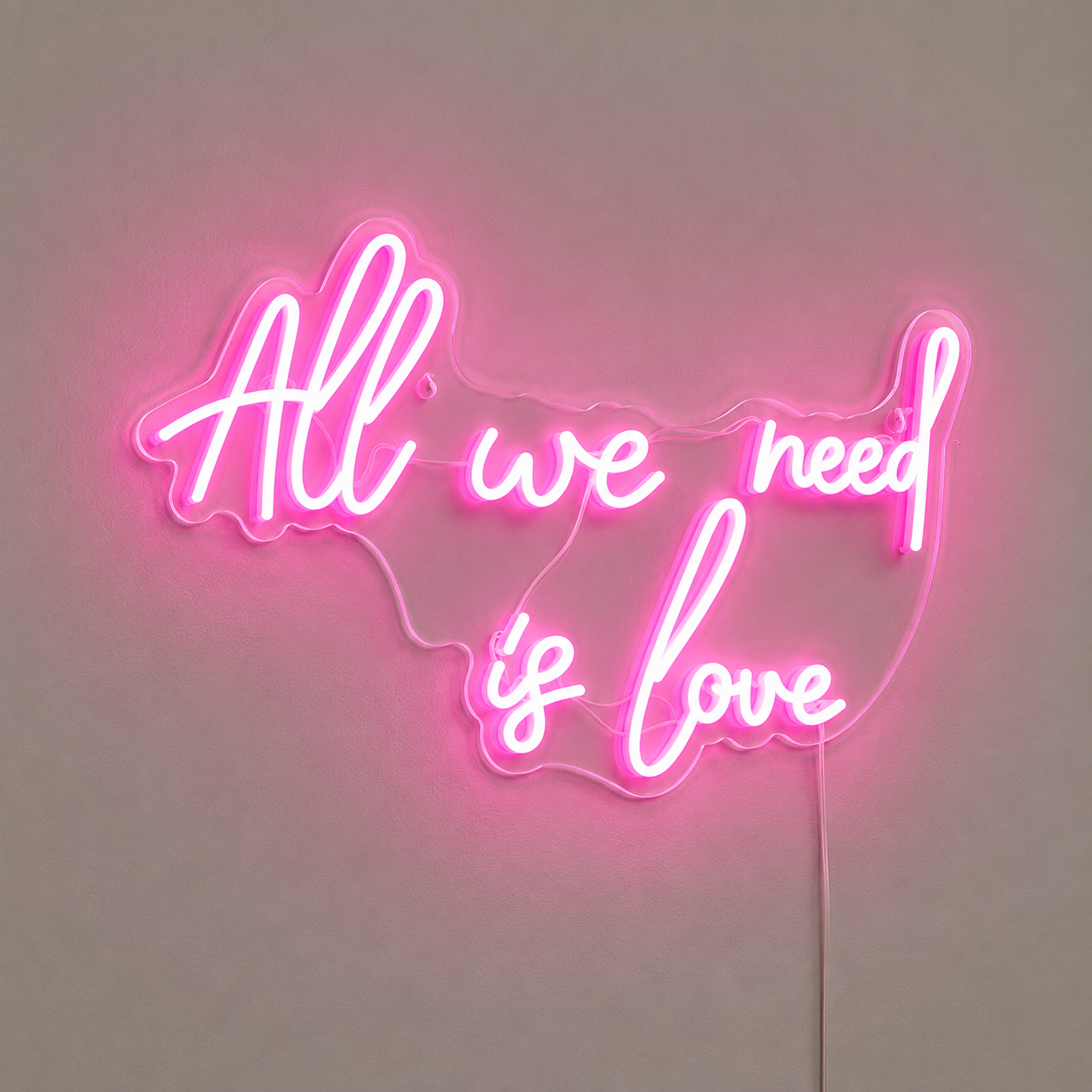 Love Script Bedroom LED Neon Sign Home Art main product image