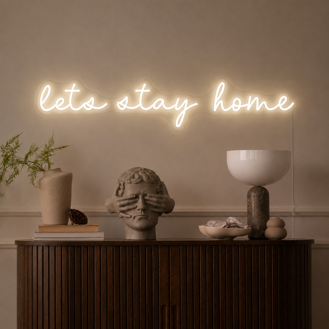 Love Script Bedroom LED Neon Sign Home Art Home Neon Art main product image