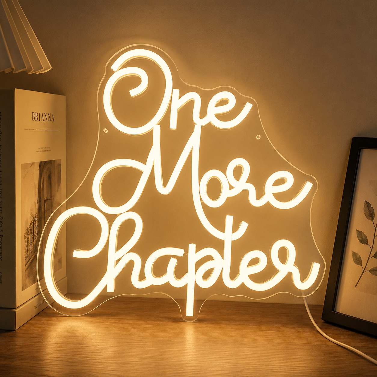 Love Script Bedroom Square LED Neon Sign main product image