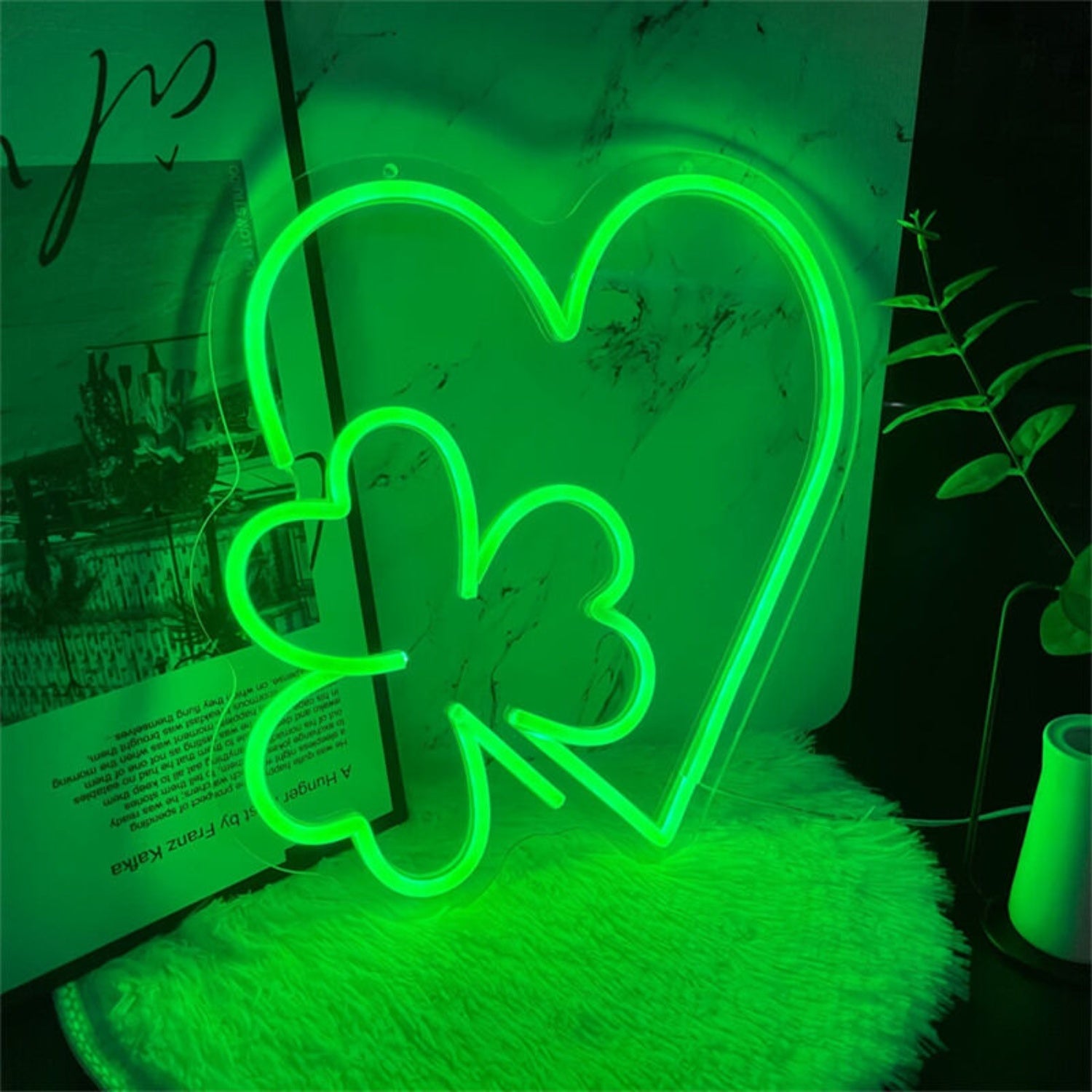 Love Shamrock Led Neon Sign | Shineneon