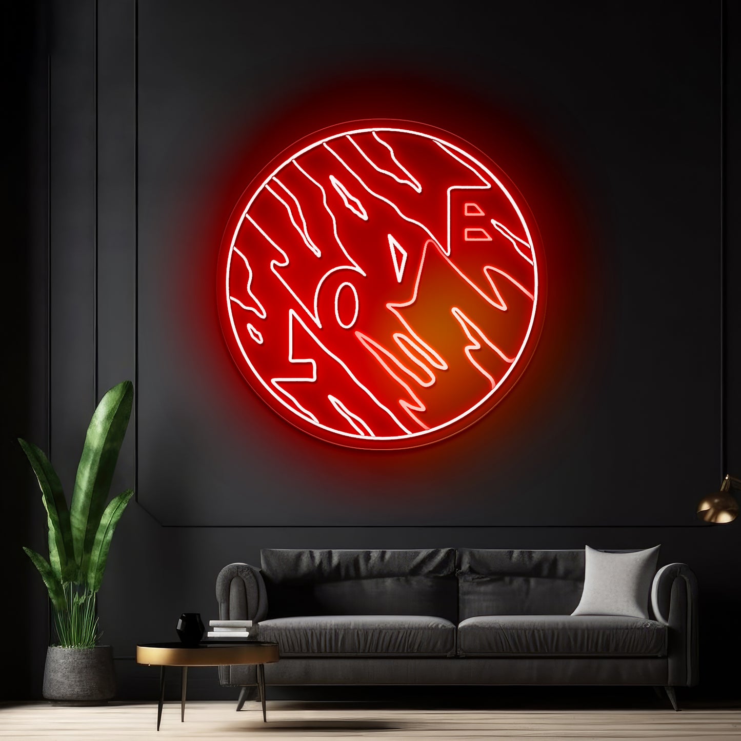 Love Shape For You Artistic Neon Signs Wall Art Led Signs