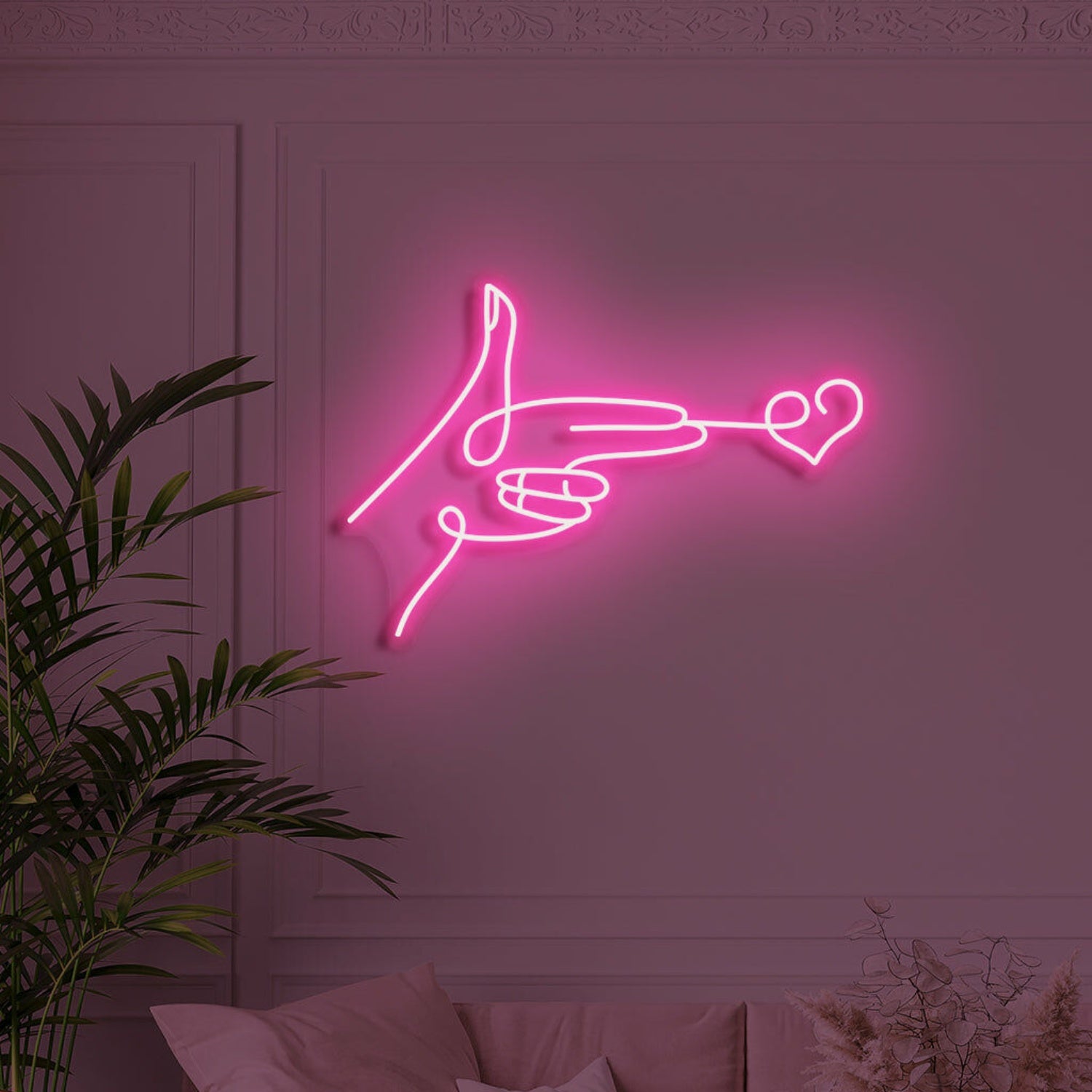 Love Shot Neon Cupids Arrow In Bright Light | Shineneon