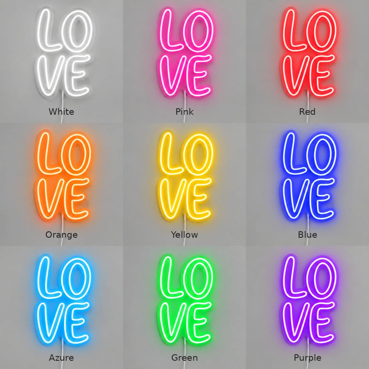 Love Stacked Wall Decor LED Neon Sign - Shineneon
