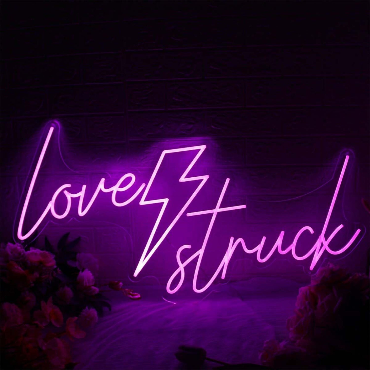 Love Struck Dark Purple Led Neon Sign | Shineneon