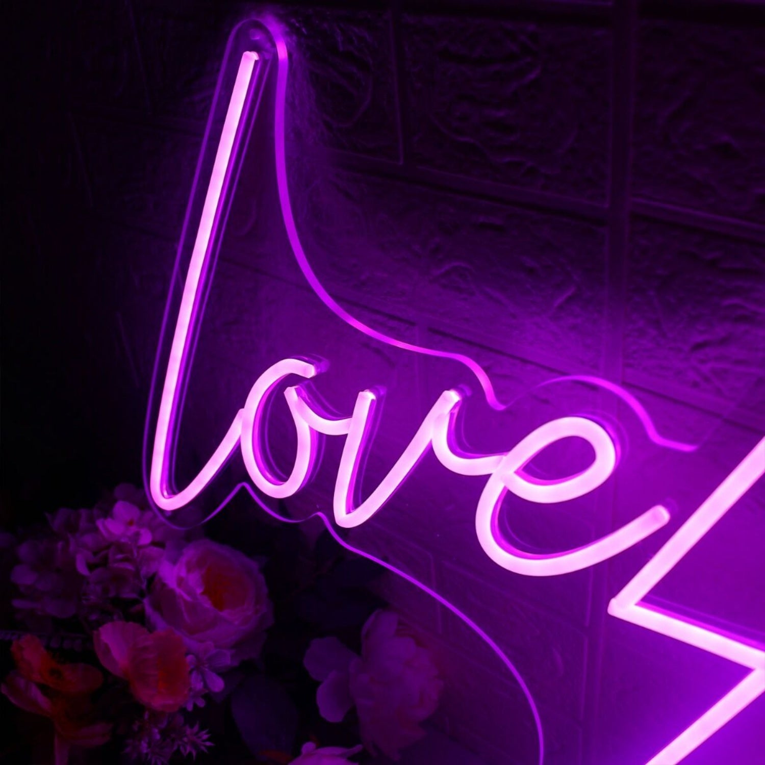 Love Struck Dark Purple Led Neon Sign | Shineneon