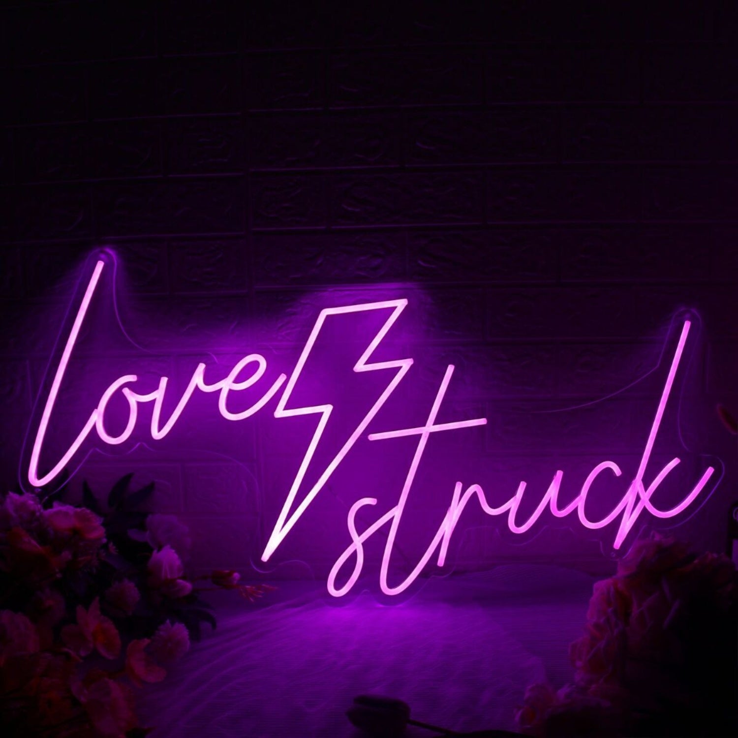 Love Struck Dark Purple Led Neon Sign | Shineneon