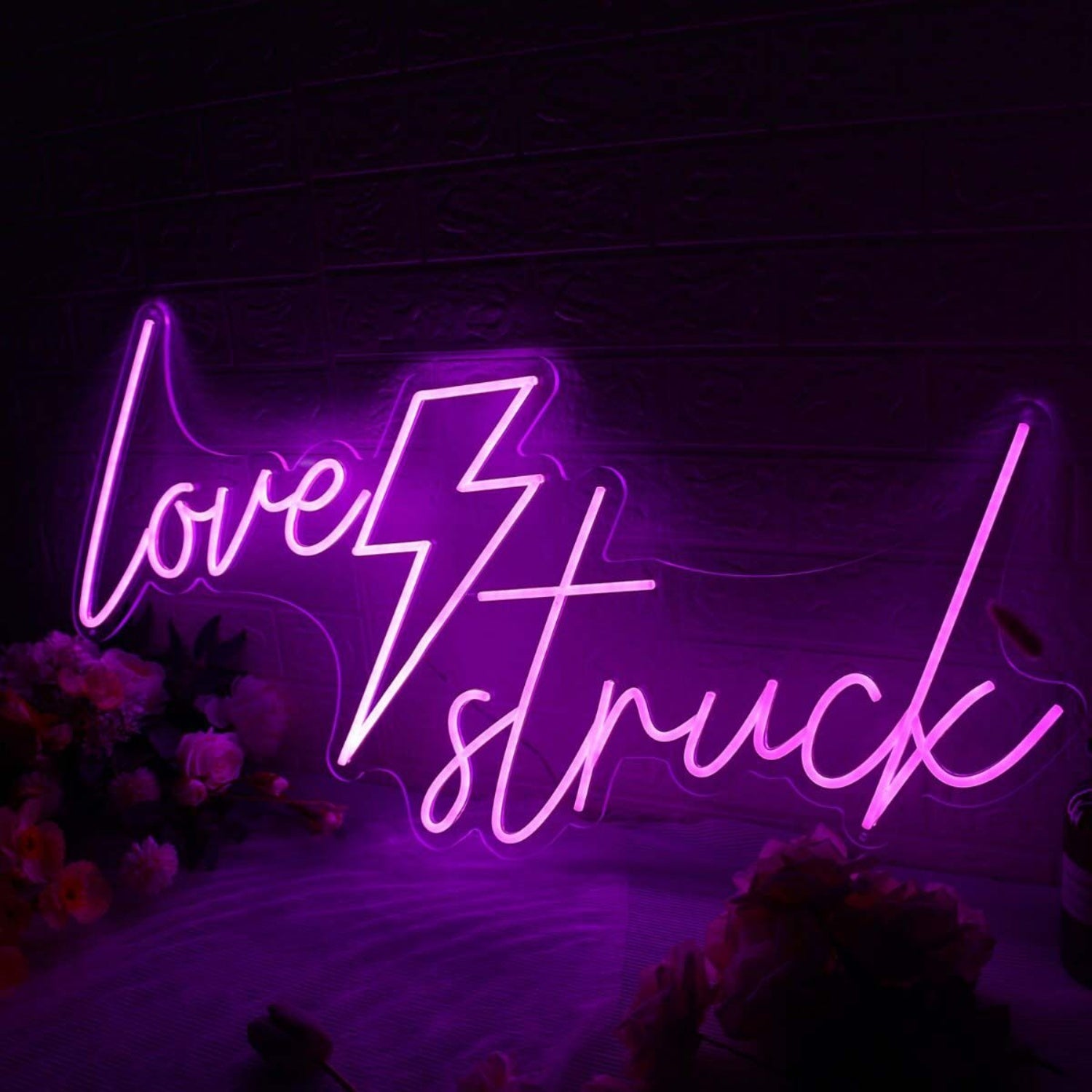 Love Struck Dark Purple Led Neon Sign | Shineneon