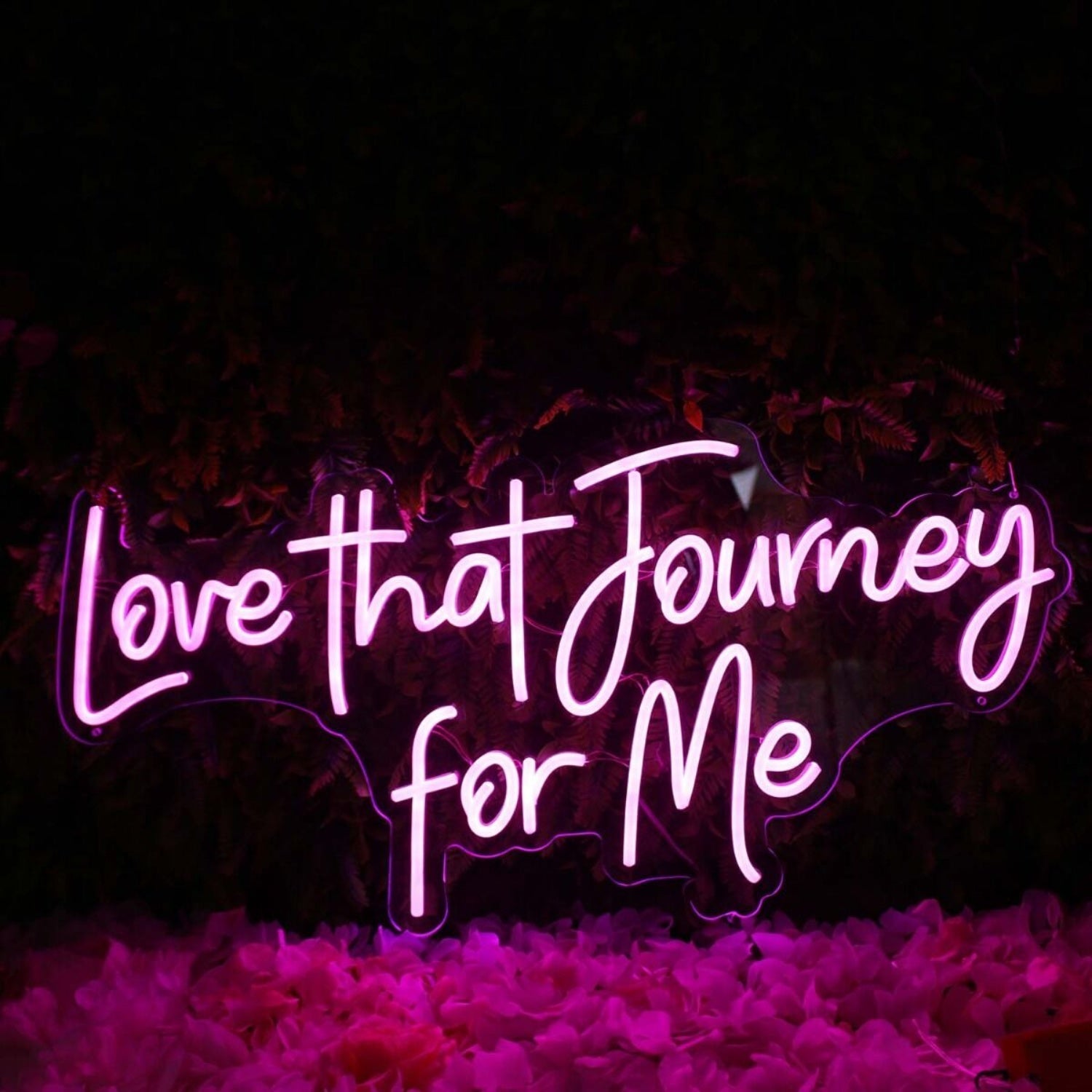 Love That Journey For Me Pink Led Neon Sign - Shineneon