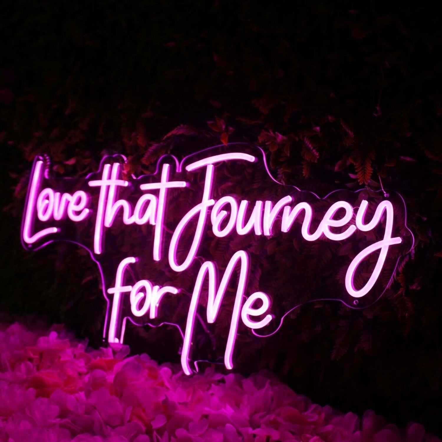 Love That Journey For Me Pink Led Neon Sign - Shineneon