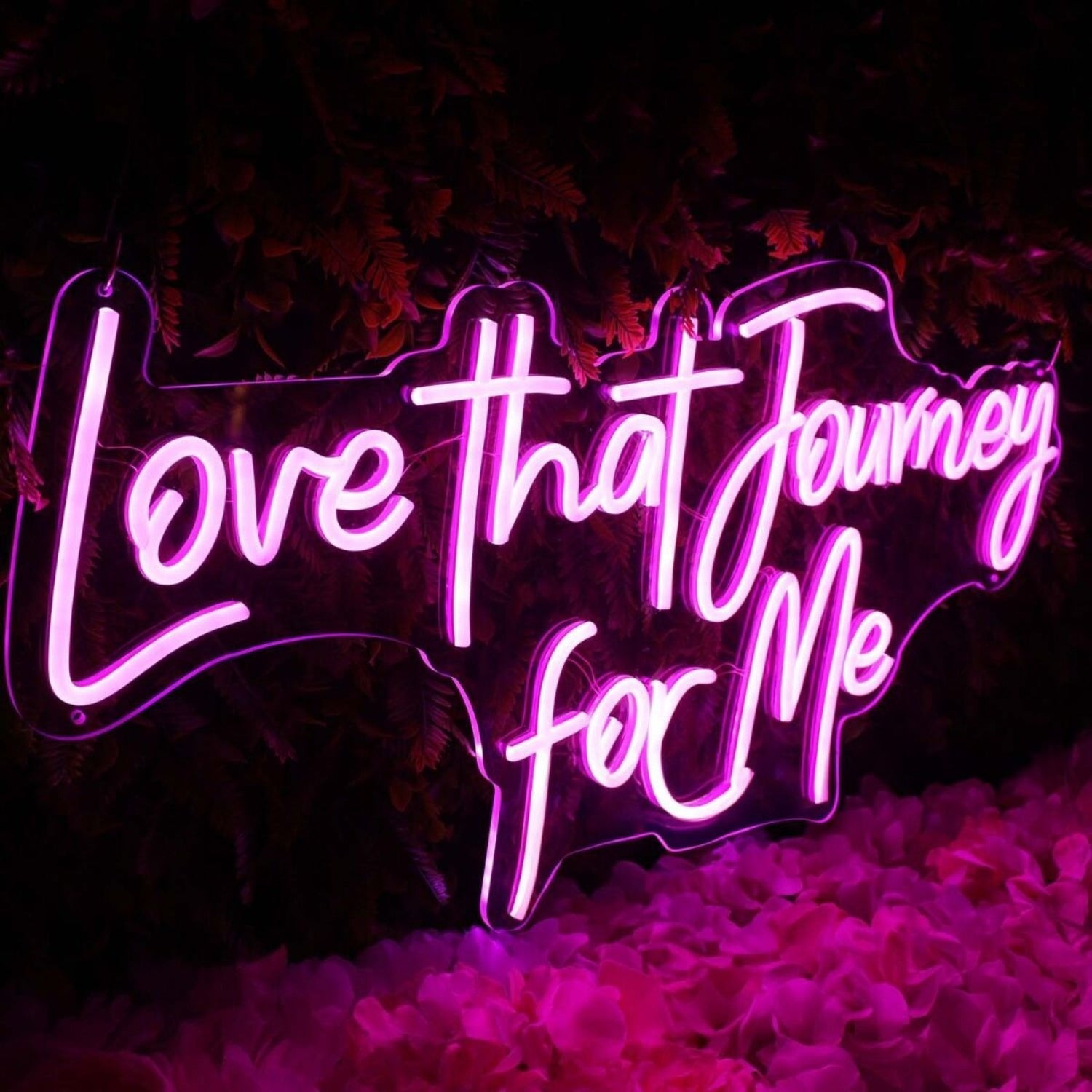 Love That Journey For Me Pink Led Neon Sign - Shineneon