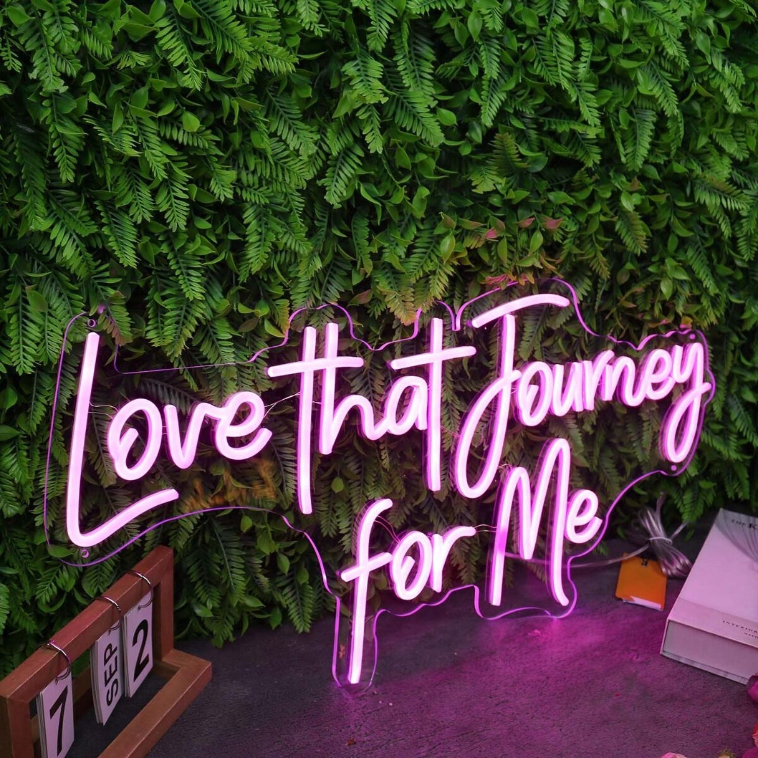 Love That Journey For Me Purple Led Neon Sign - Shineneon
