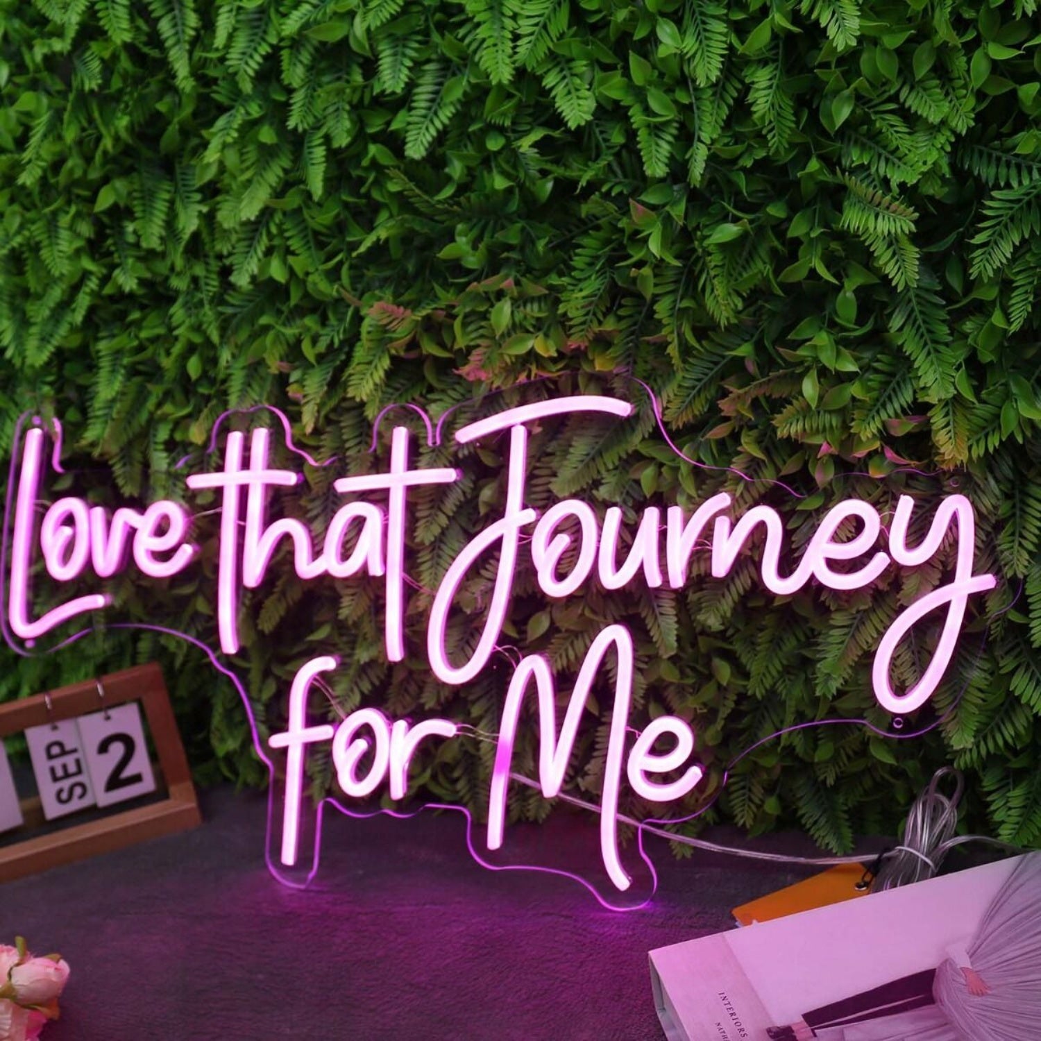 Love That Journey For Me Purple Led Neon Sign - Shineneon