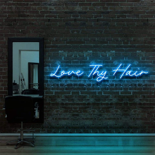 Love Thy Hair Led Sign Business Neon Sign