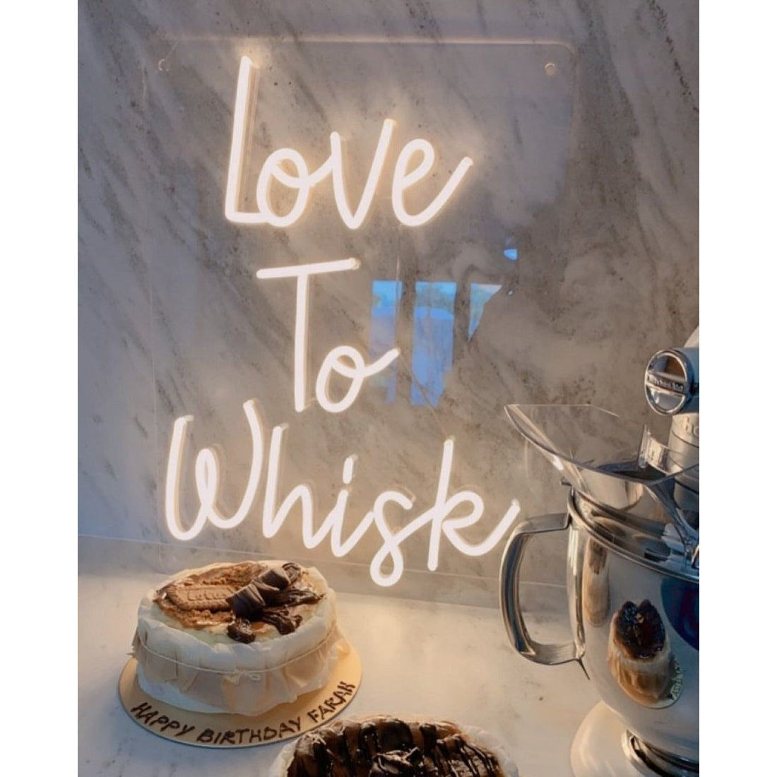 Love To Whisk Led Sign Business Neon Sign