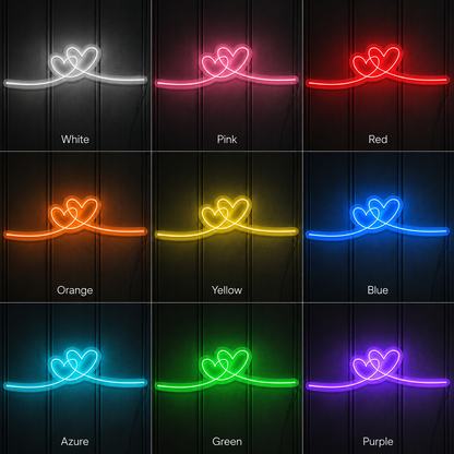 Love Wall Decor Bedroom LED Neon Sign - 05 Color Grid