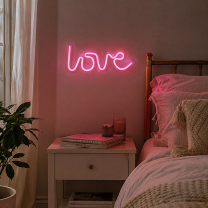 Love Wall Decor LED Neon Sign - 03 Real Lifestyle Scene