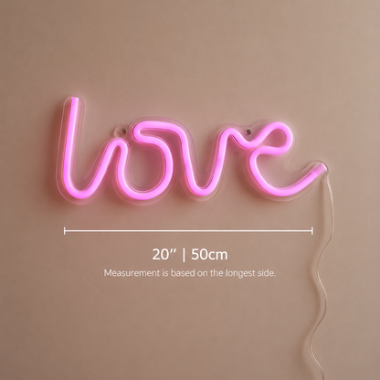 Love Wall Decor LED Neon Sign - 04 Size Image