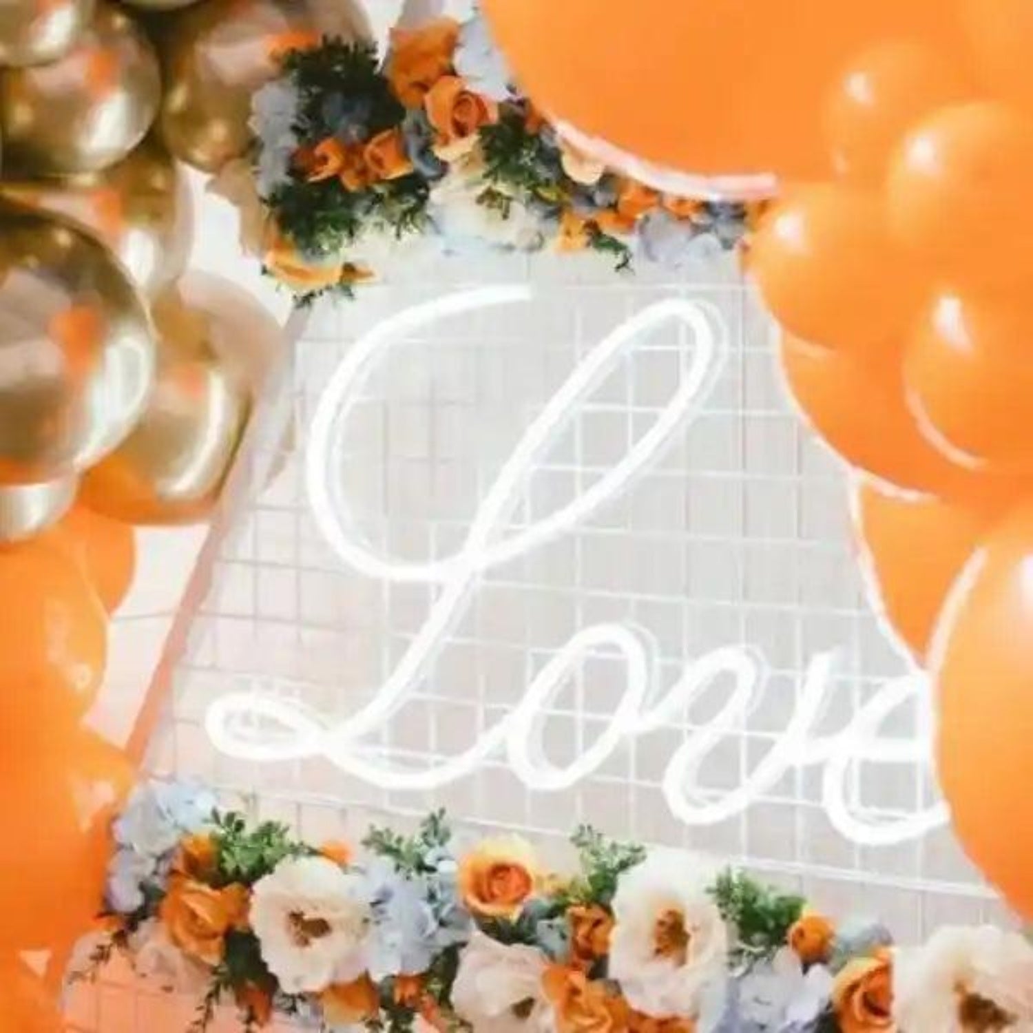 Love White LED Neon Sign Wedding Romantic Decor | Shineneon