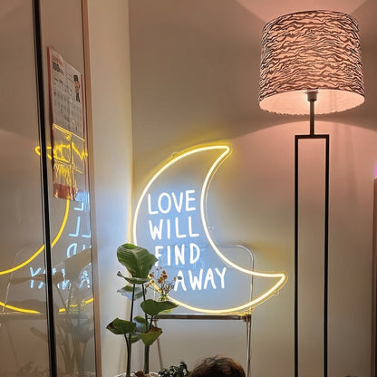 Love Will Find A Way Led Neon Sign Let Your Heart Shine Brightly - Shineneon