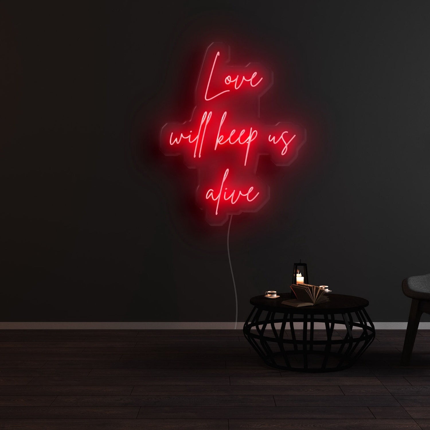 Love Will Keep Us Alive Led Neon Sign | Shineneon