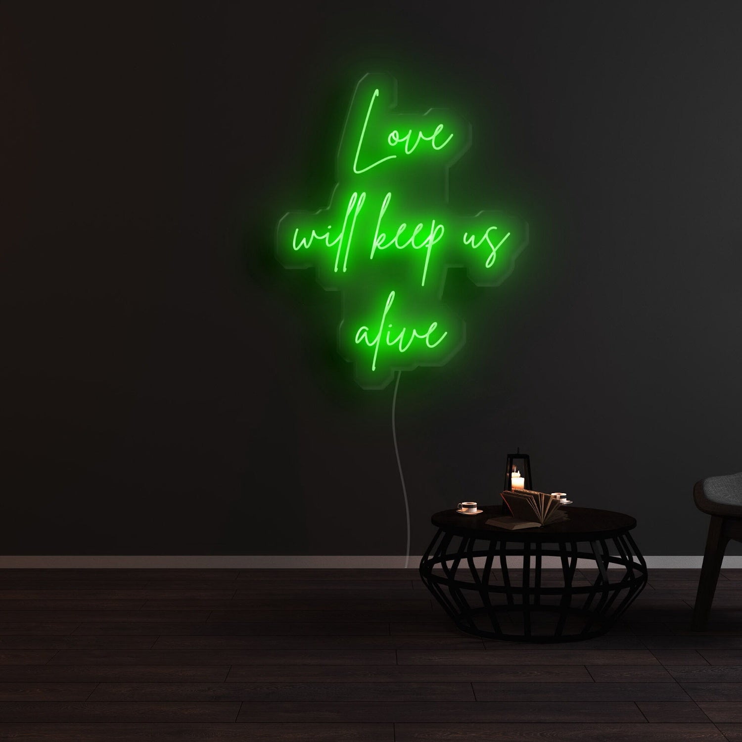 Love Will Keep Us Alive Led Neon Sign | Shineneon