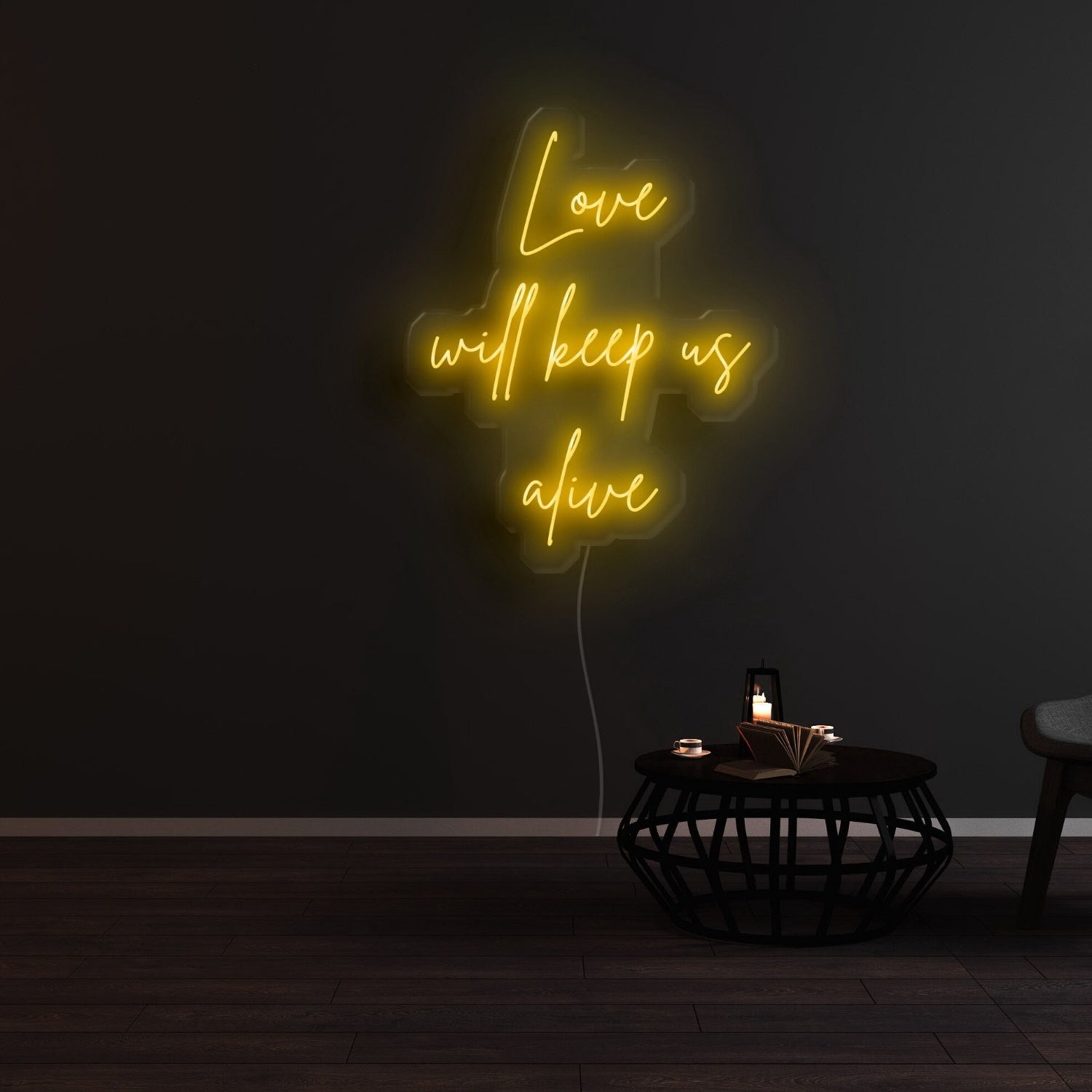 Love Will Keep Us Alive Led Neon Sign | Shineneon