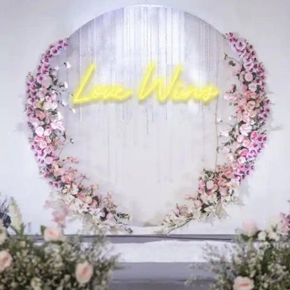 Love Wings LED Neon Sign for Wedding Floral Decor | Shineneon
