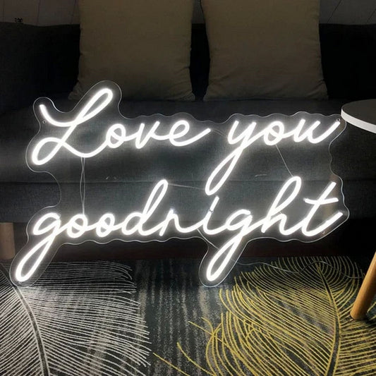 Love You Goodnight Led Sign Business Neon Sign