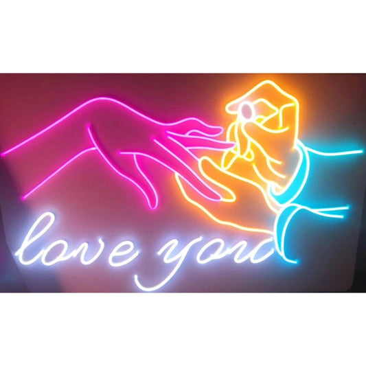 Love You Marriage Proposal Led Sign Business Neon Sign