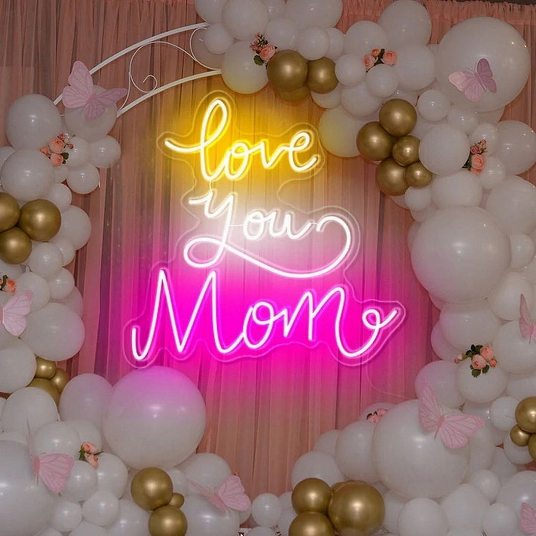 Love You Mom Led Sign Business Neon Sign