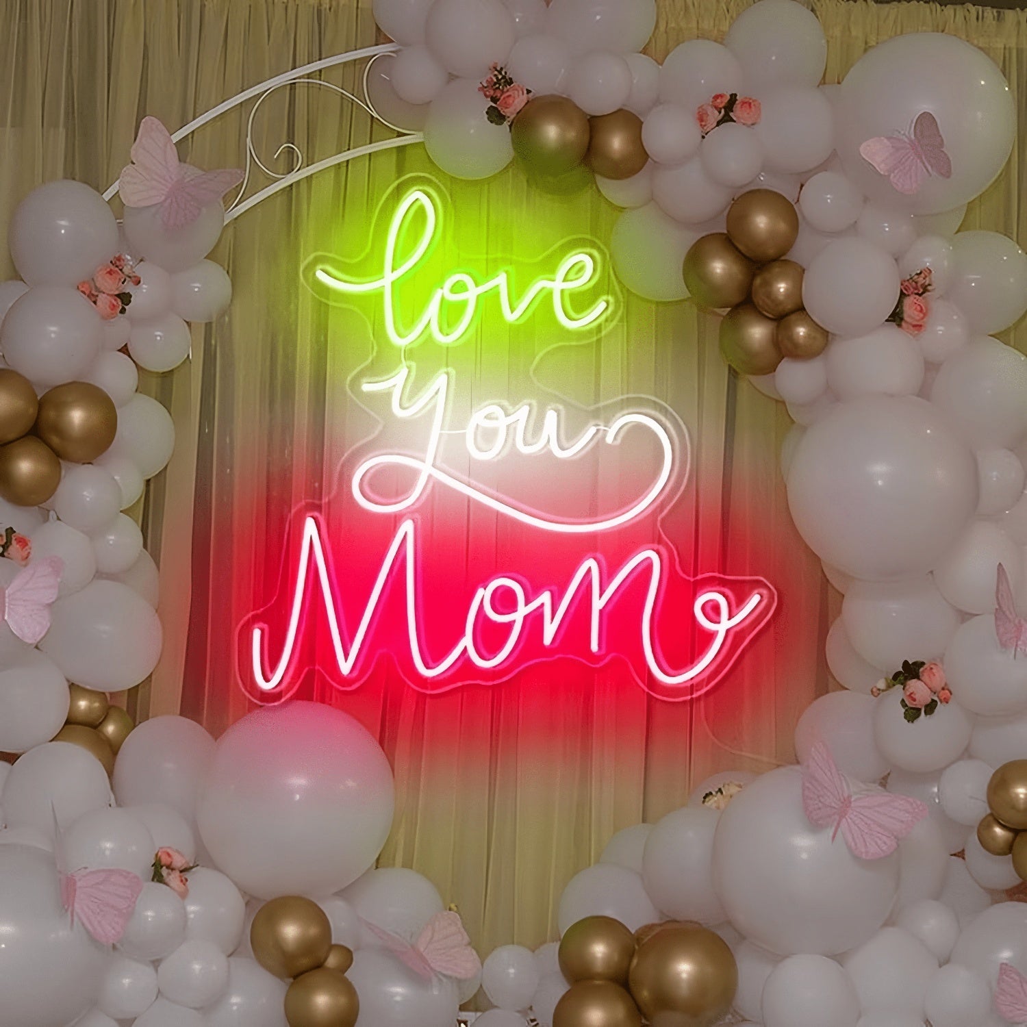Love You Mom Neon Sign Brighten Moms Day | Shineneon