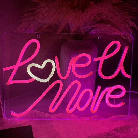 Love You More Led Led Sign Business Neon Sign