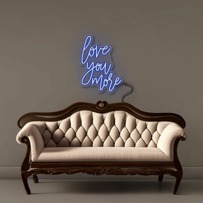 Love You More Led Neon | Shineneon