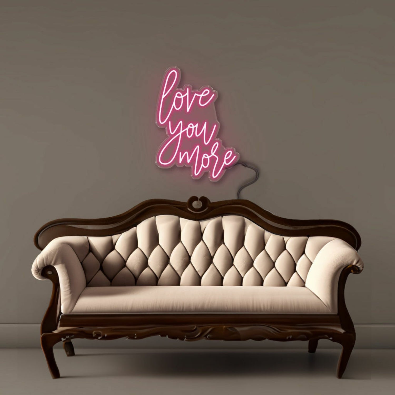 Love You More Led Neon | Shineneon
