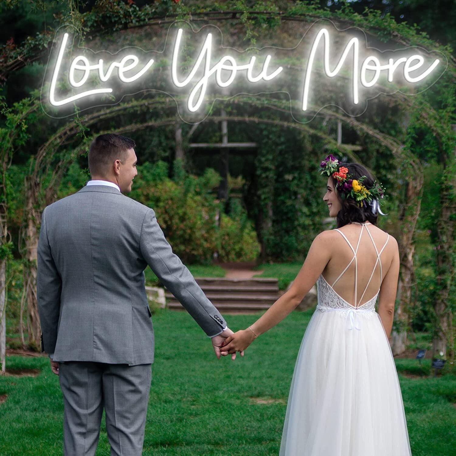 Love You More Led Neon Light Sign | Shineneon