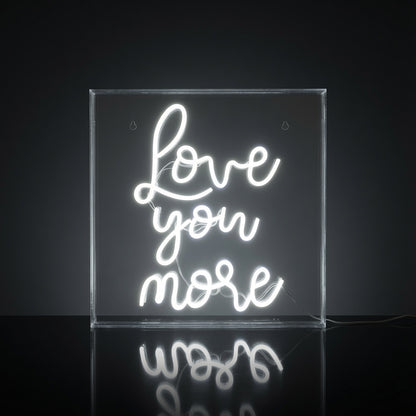 Love You More LED Neon Sign Living Room Decor - 01 Original Product Image