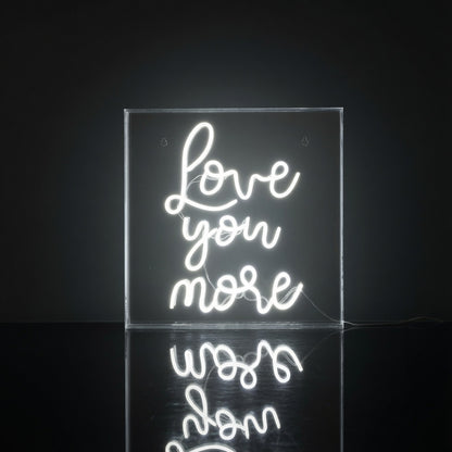 Love You More LED Neon Sign Living Room Decor - 02 High-Converting Product Image