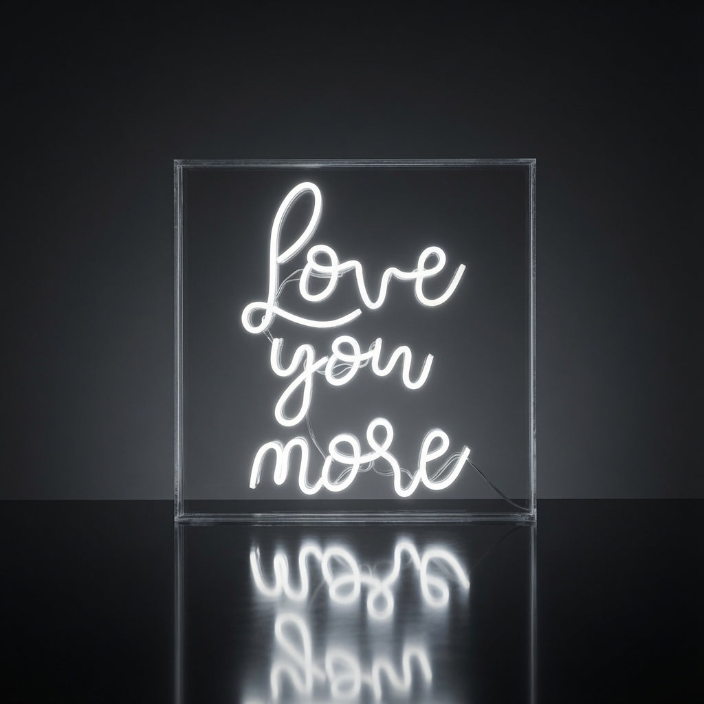Love You More LED Neon Sign Wall Neon Sign - 02 High-Converting Product Image