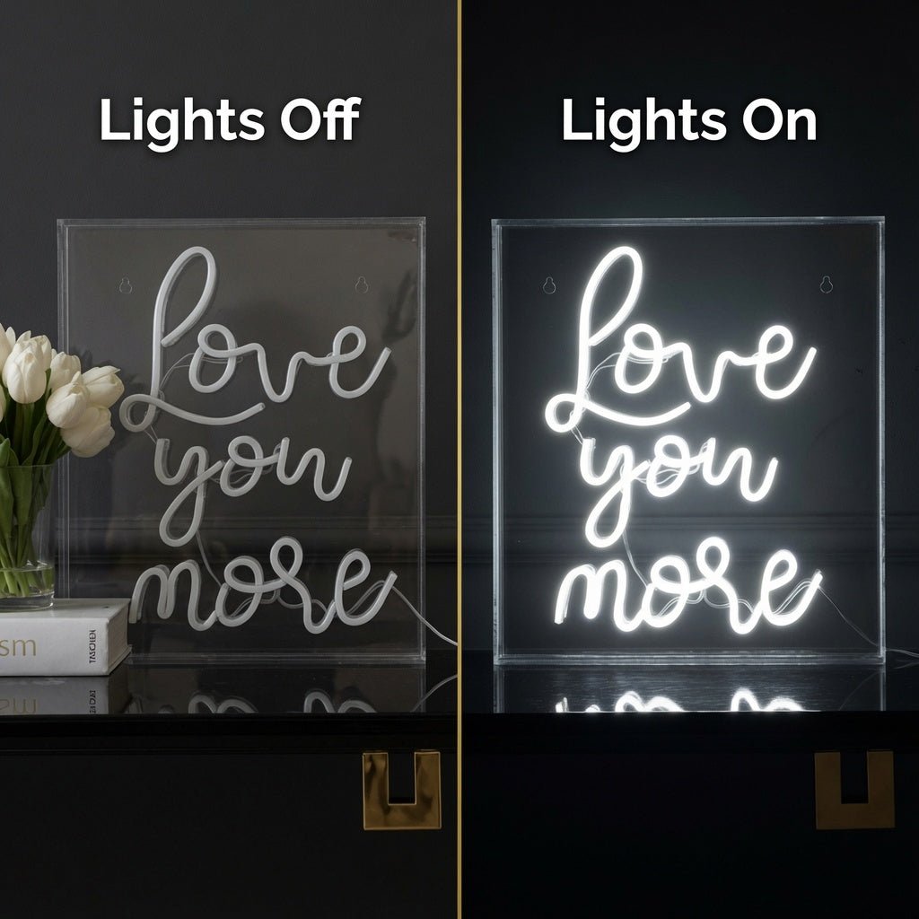 Love You More LED Neon Sign Wall Neon Sign - Shineneon